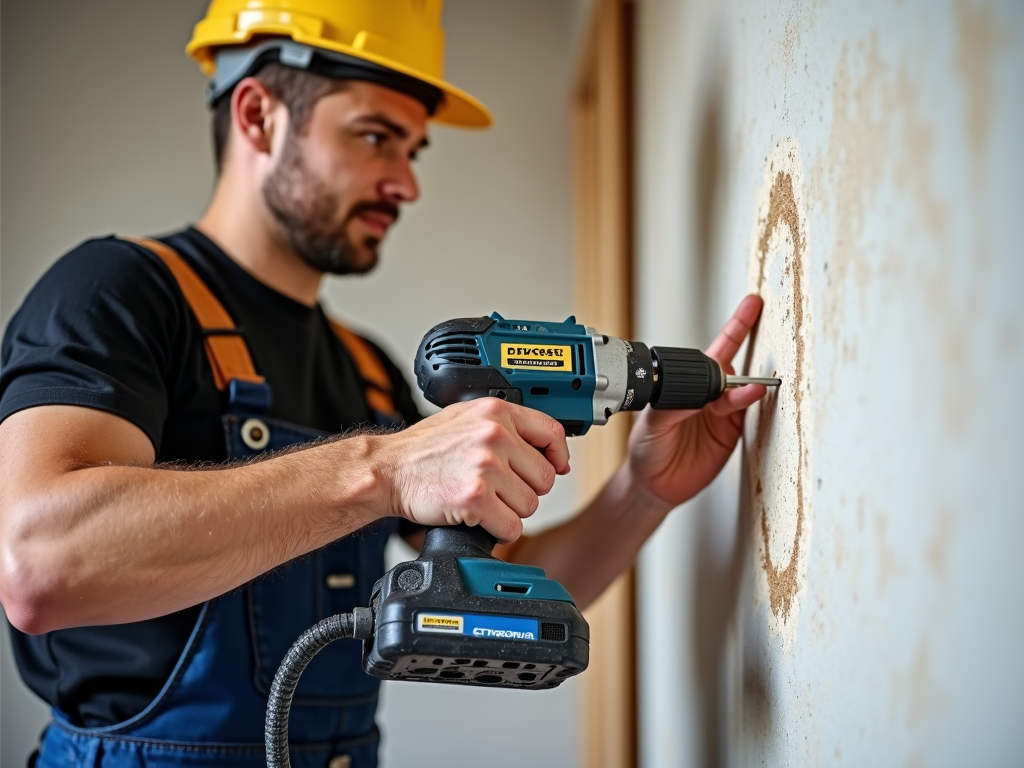 Using an ergonomic drill