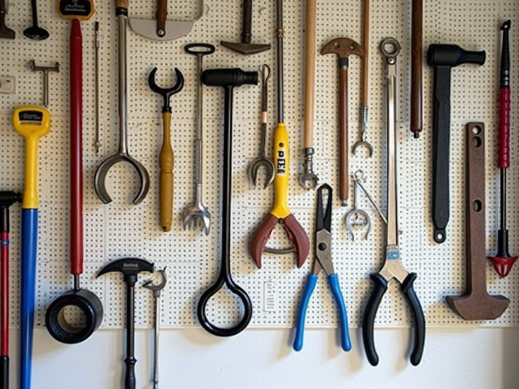 Pegboard tool storage