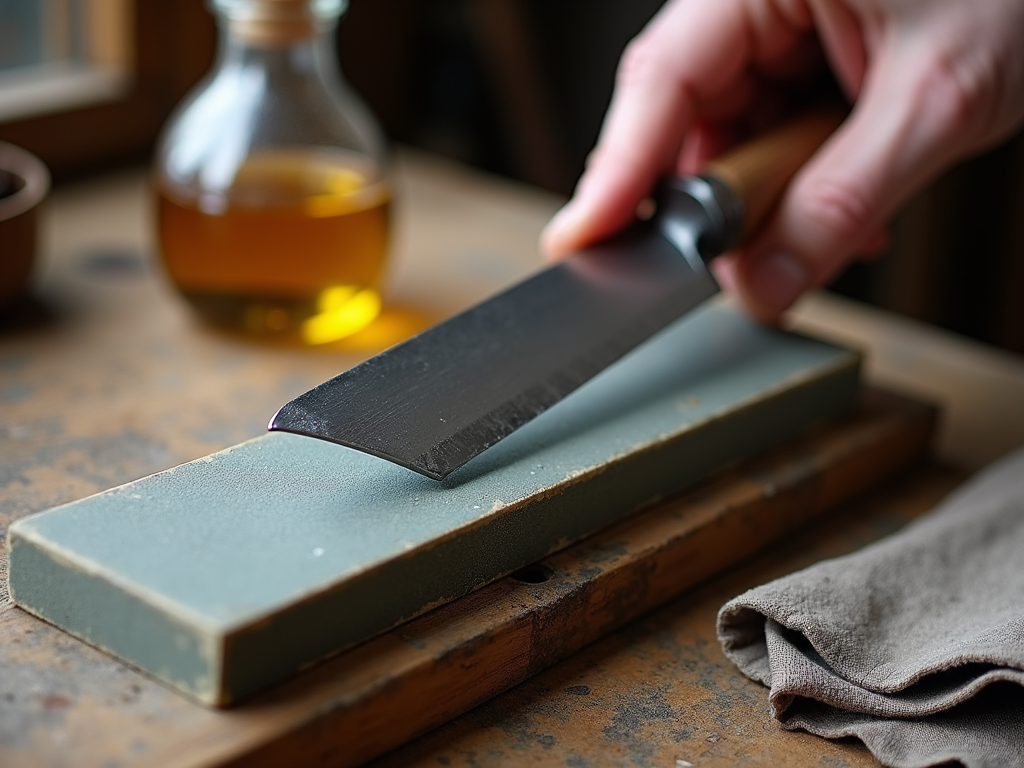 Sharpening a chisel for safety and precision