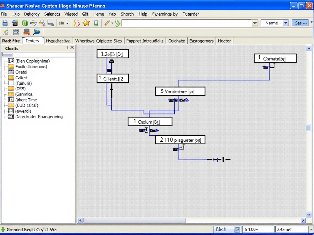 Ladder logic programming software interface