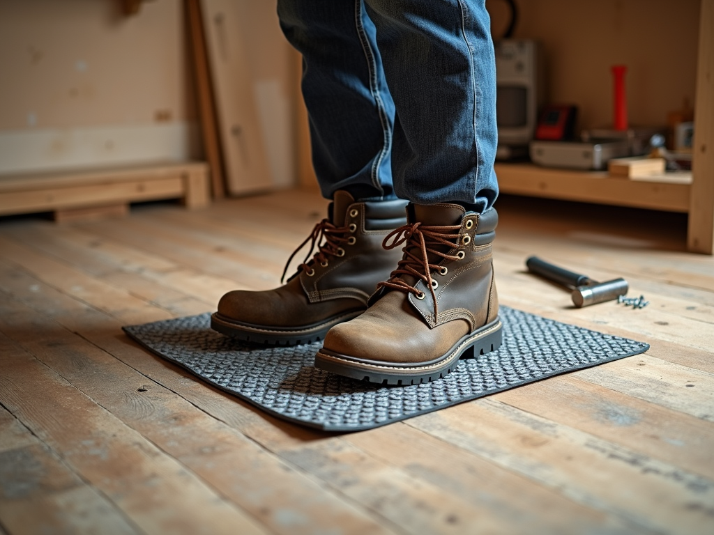 Anti-fatigue mat for standing comfort