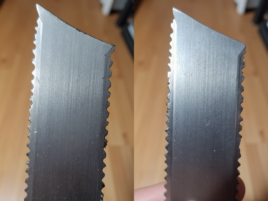 Dull vs. sharp tool comparison