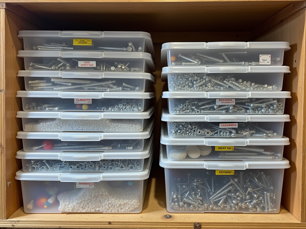 Stackable storage bins
