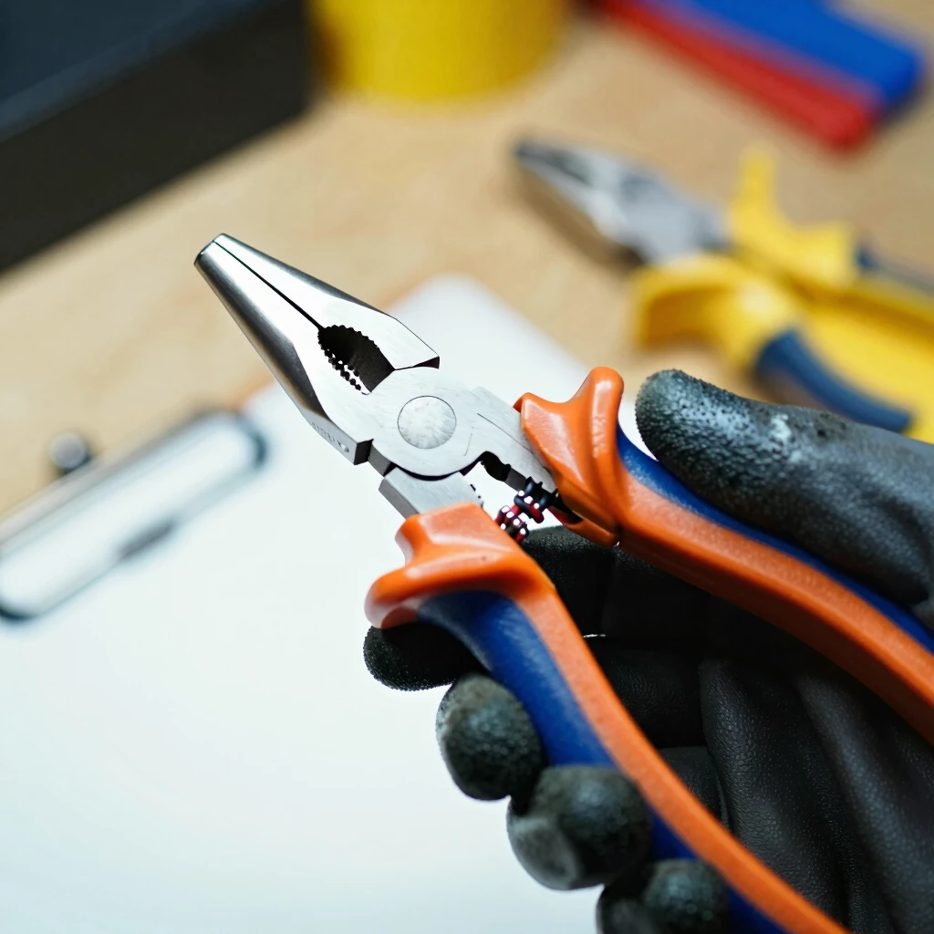 Hand using ergonomic electrical tool