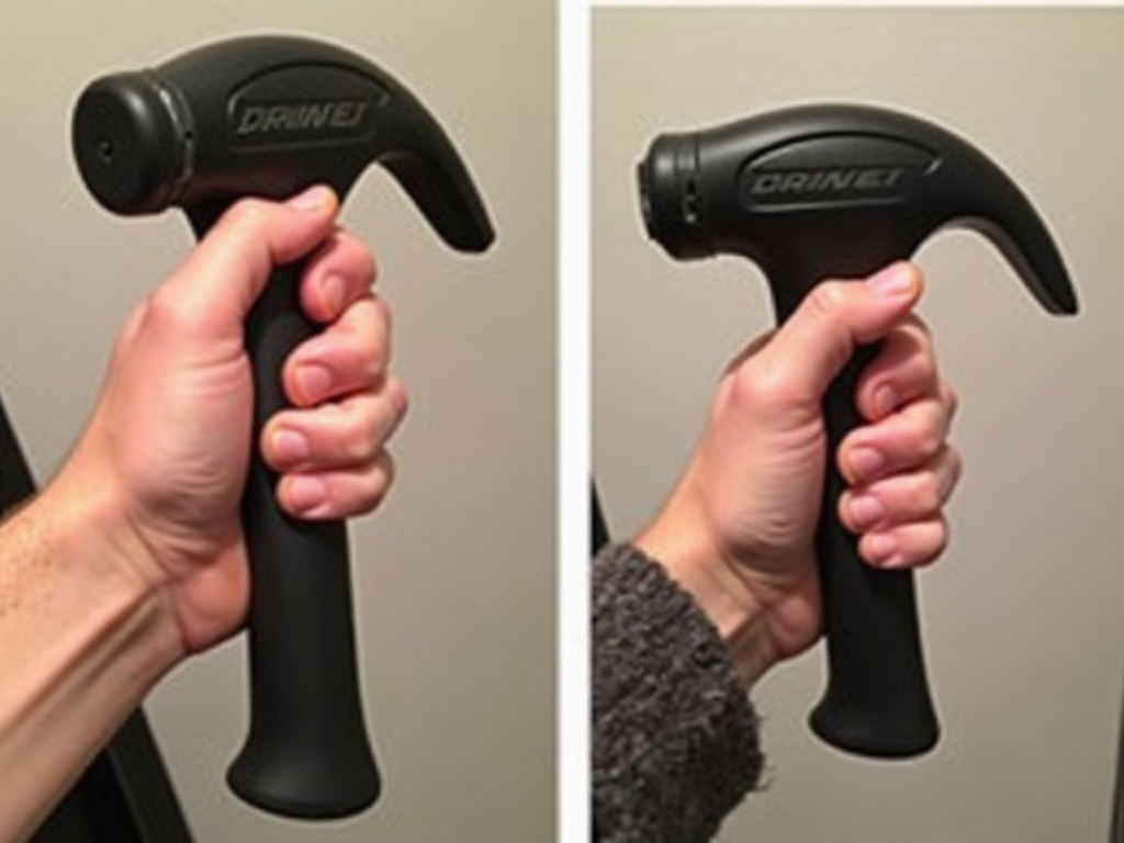 Impact of hammer design on hand health.