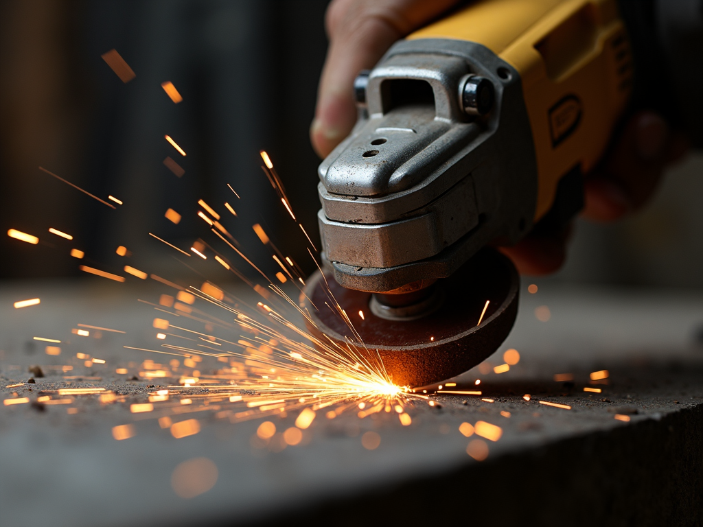 Cutting wheel attachment on a rotary tool