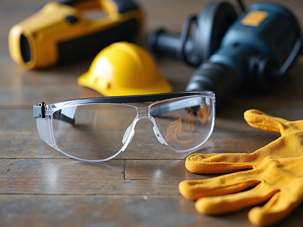 Safety gear for hand tool use.