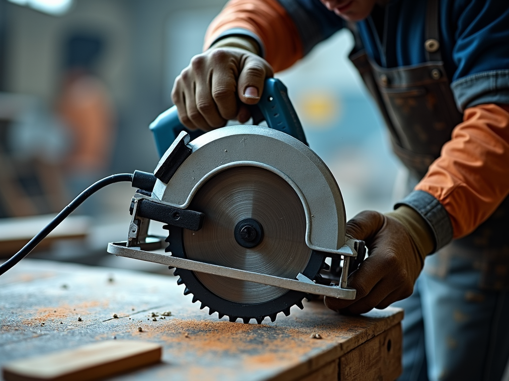 Saw with safety blade guard