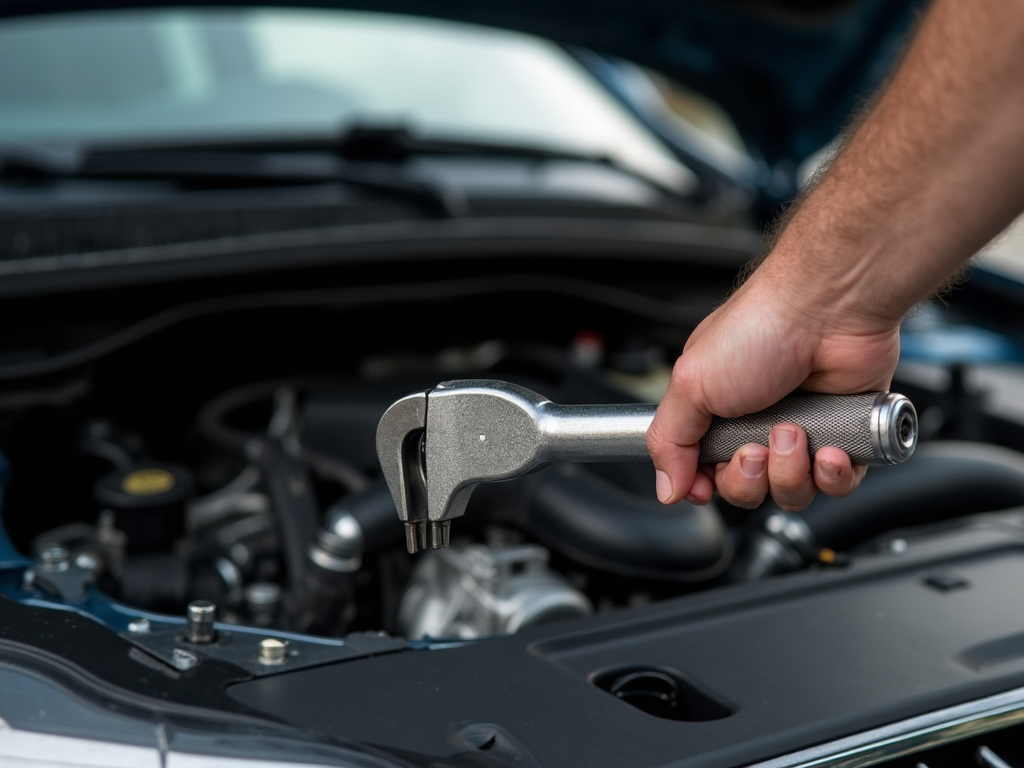 Using a torque wrench.