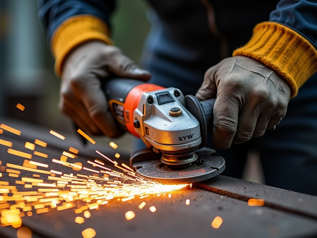 Handling a grinder with care