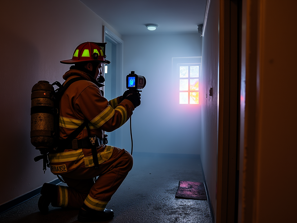 Thermal imaging in firefighting