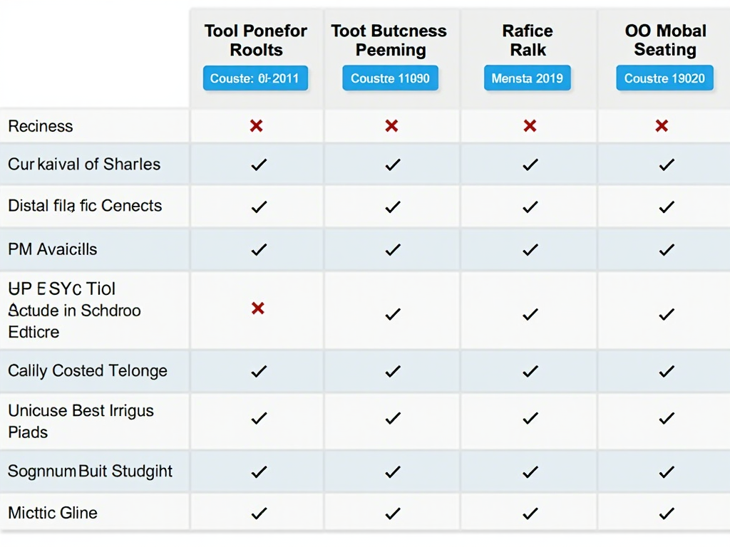 Comparison of tool sets for automotive repairs