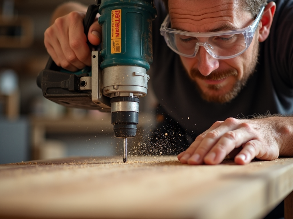 Handyman drilling