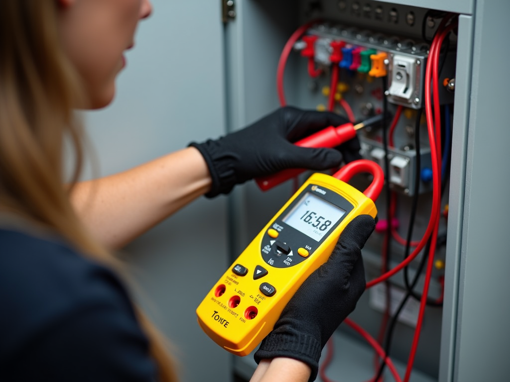 Safety first: Using a voltage tester