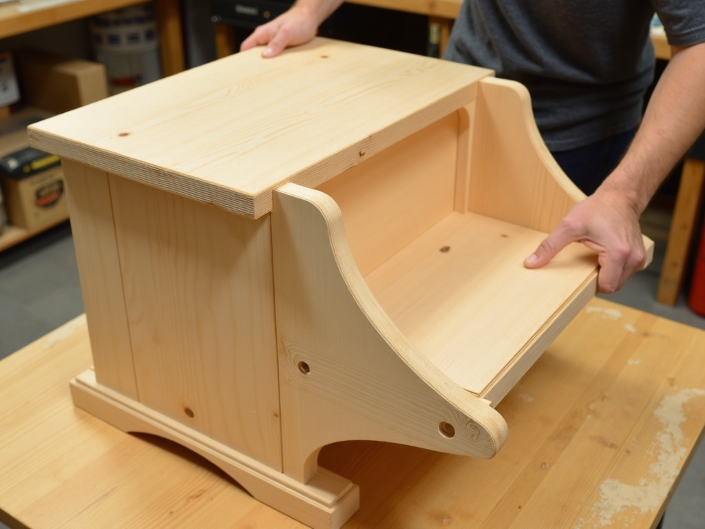 Finished woodworking project