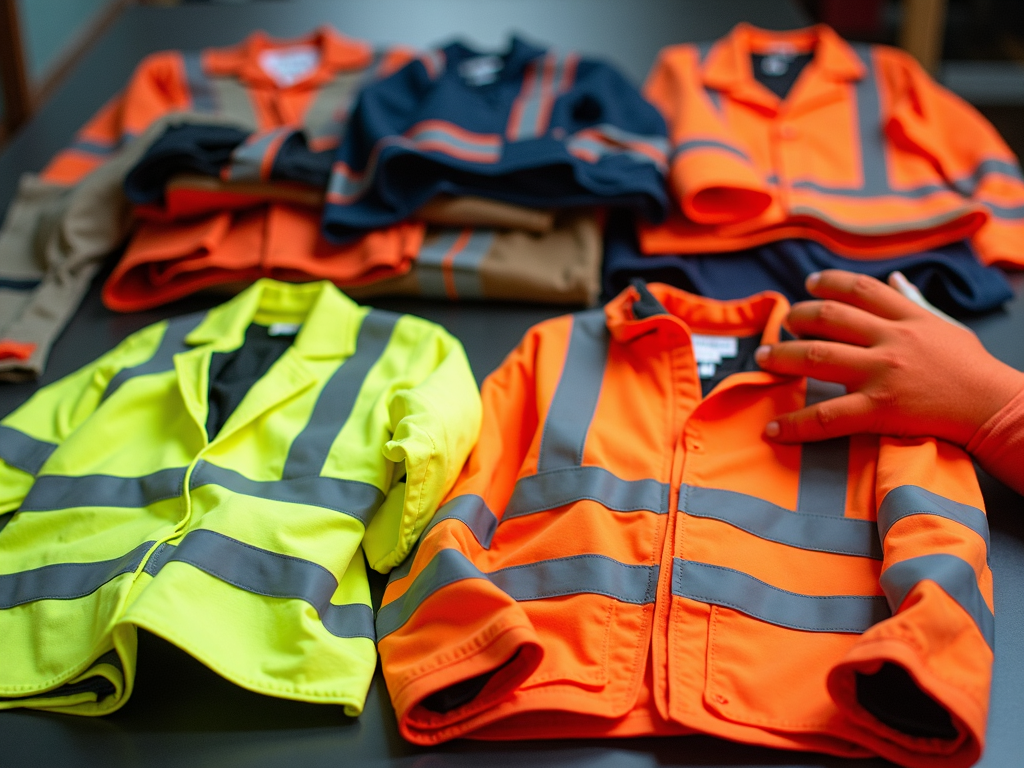 Assortment of construction workwear