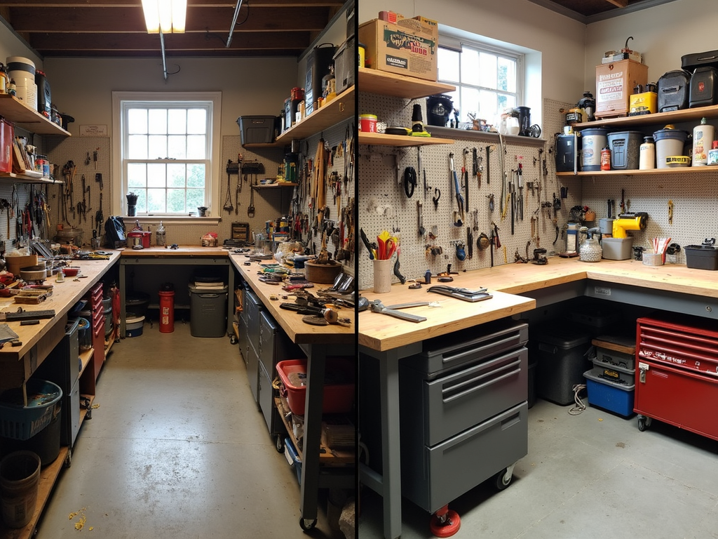 Before and after: workshop organization makeover