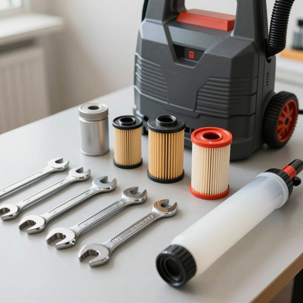 Power washer maintenance tools