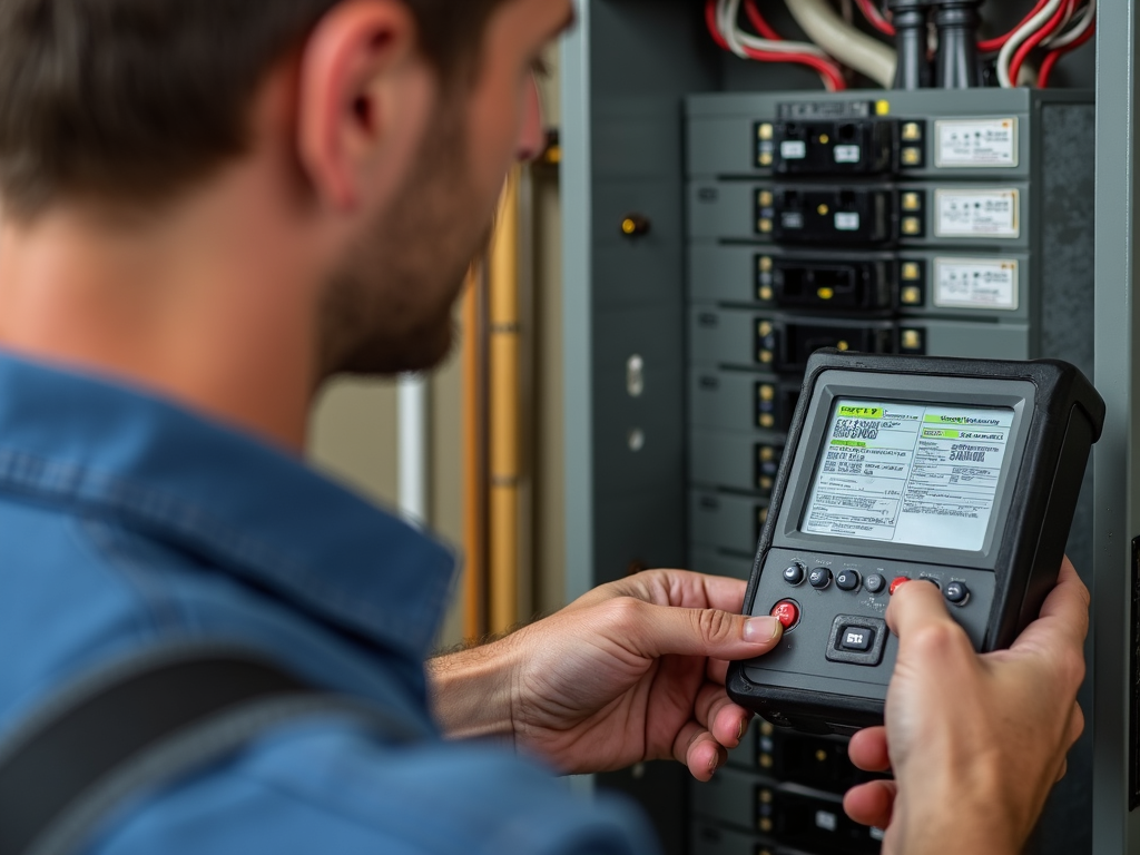 Locating a circuit breaker with a finder tool