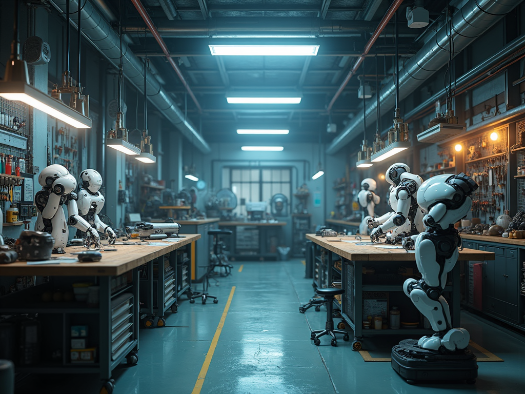 Futuristic workshop