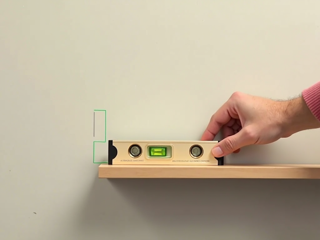 Leveling a shelf