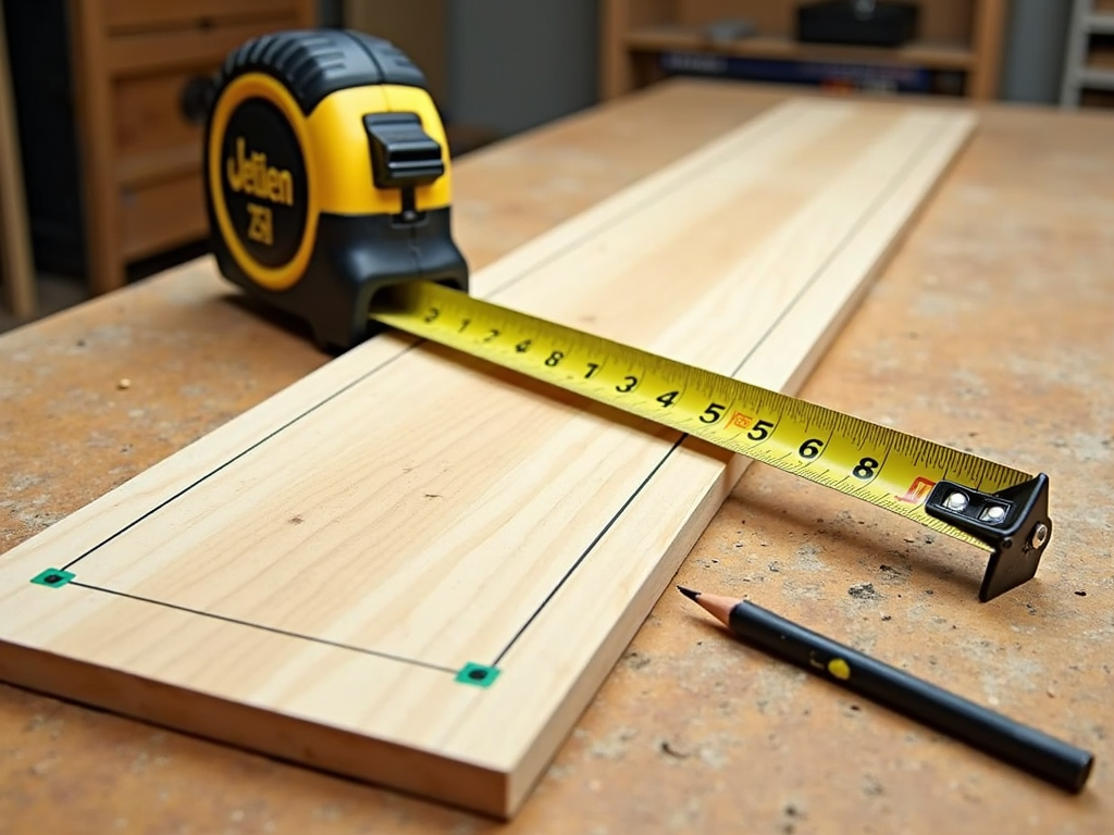 A 25-foot tape measure, vital for accurate DIY measurements.
