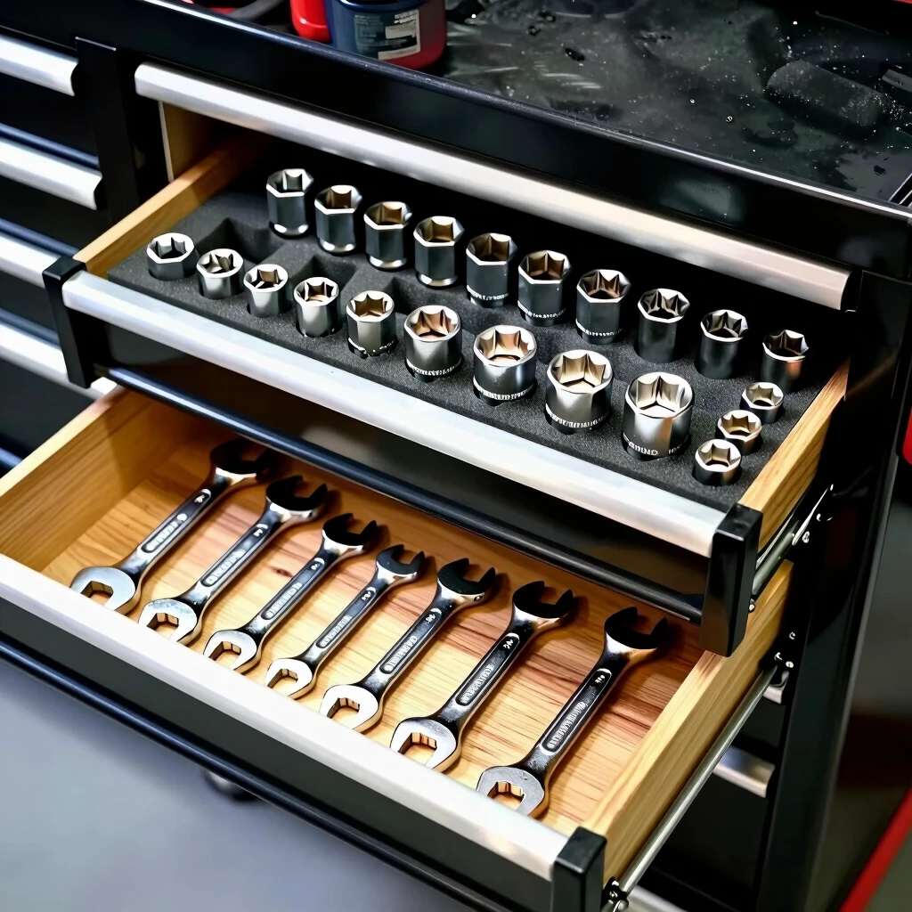 Professional tool chest organization that prevents damage and makes maintenance easy