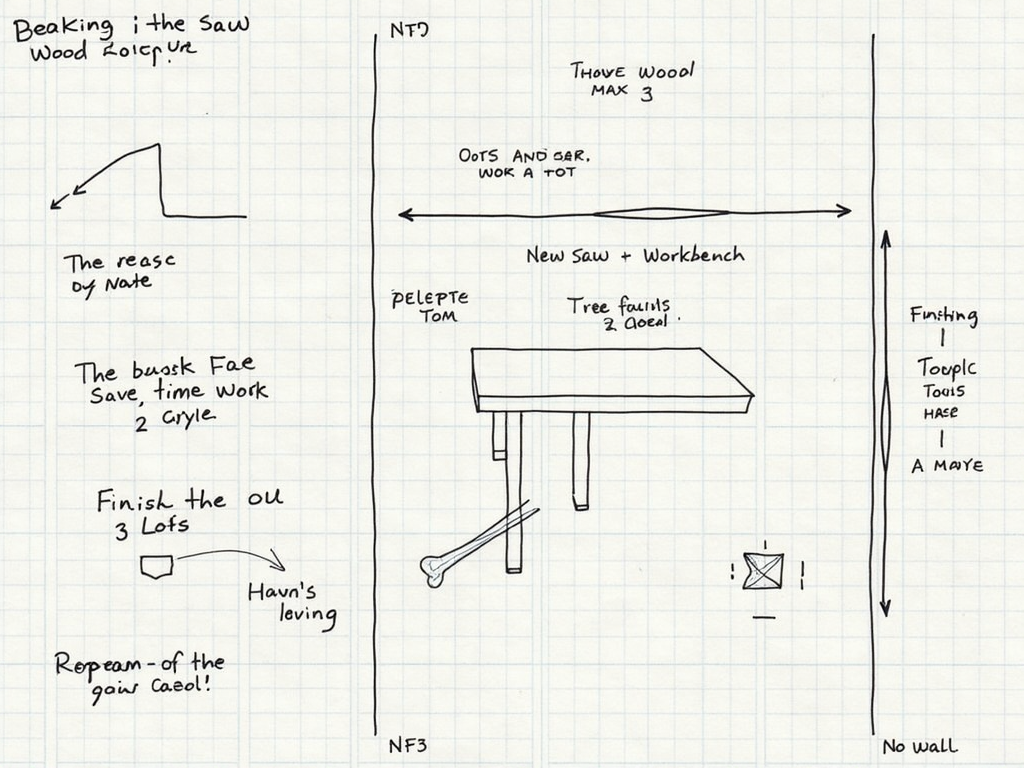 Efficient workshop layout for small spaces