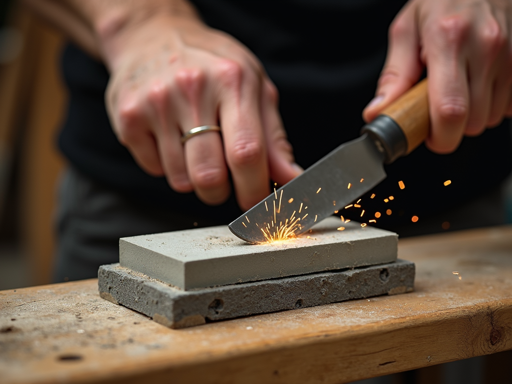 Sharpening a chisel