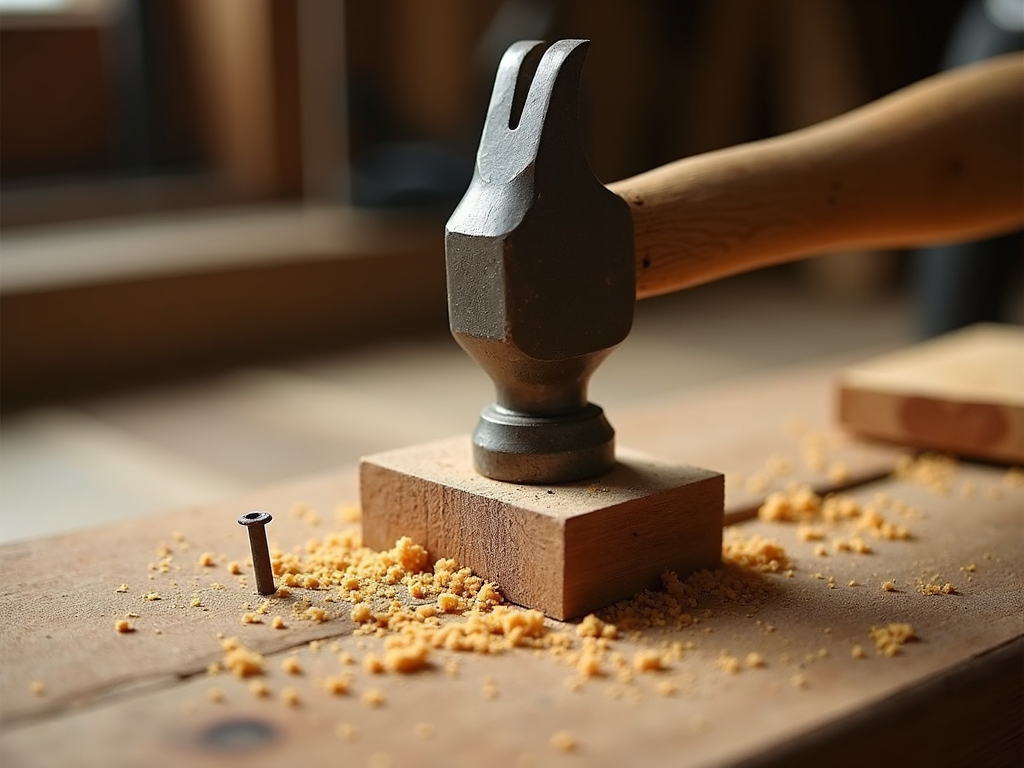 Using a claw hammer