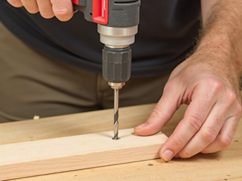Proper power drill technique for beginners.