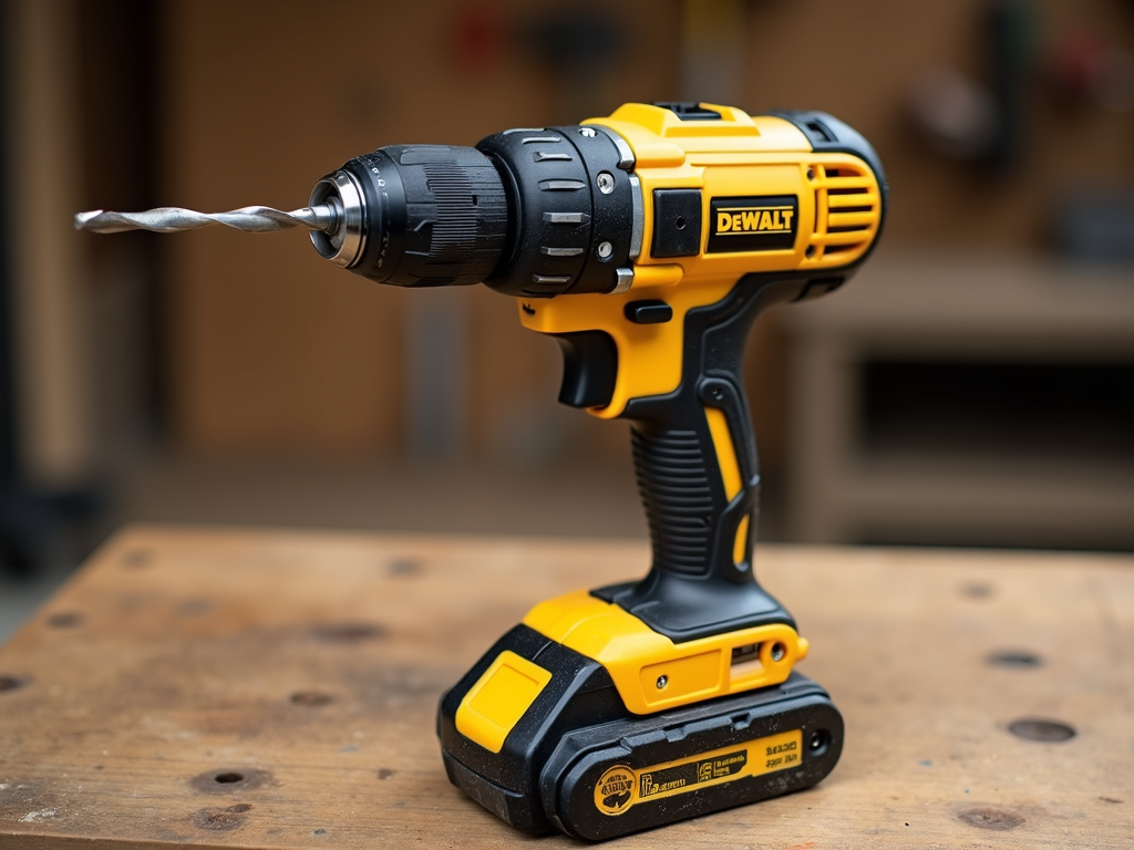 A powerful cordless drill for drilling and driving.