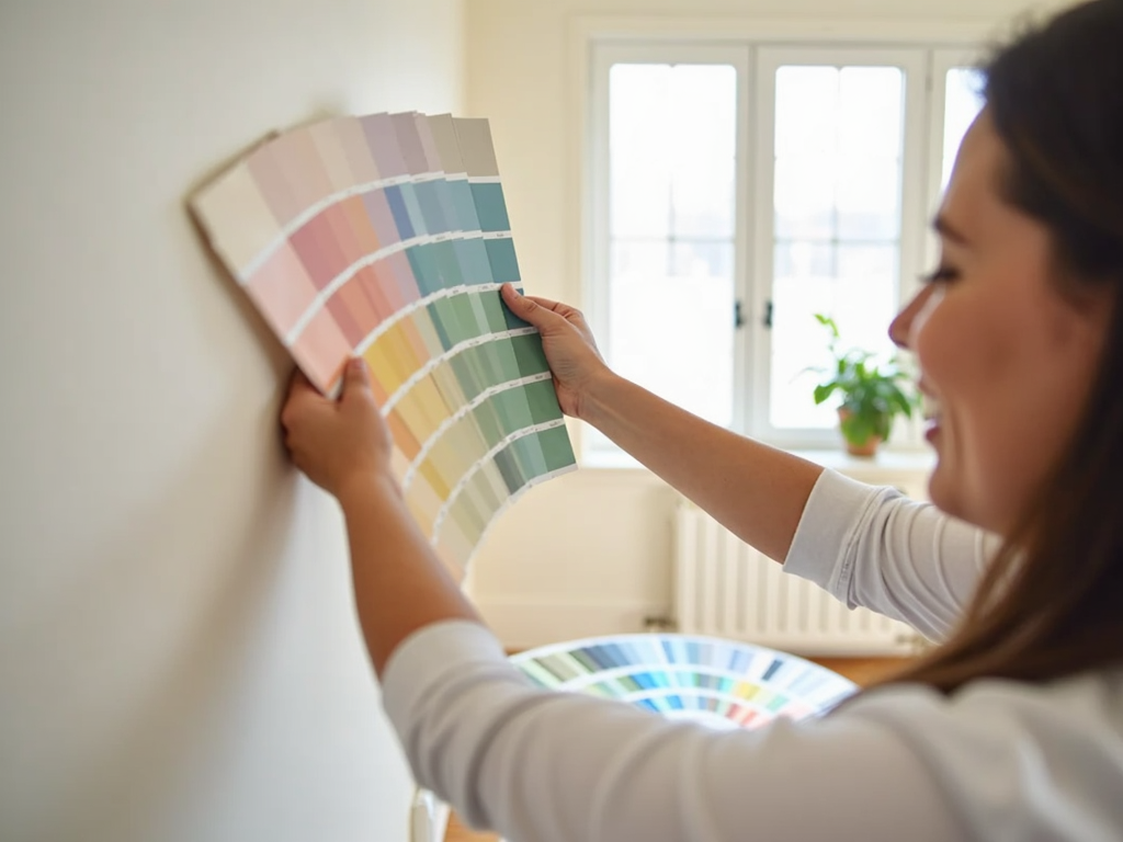 Selecting paint colors with swatches