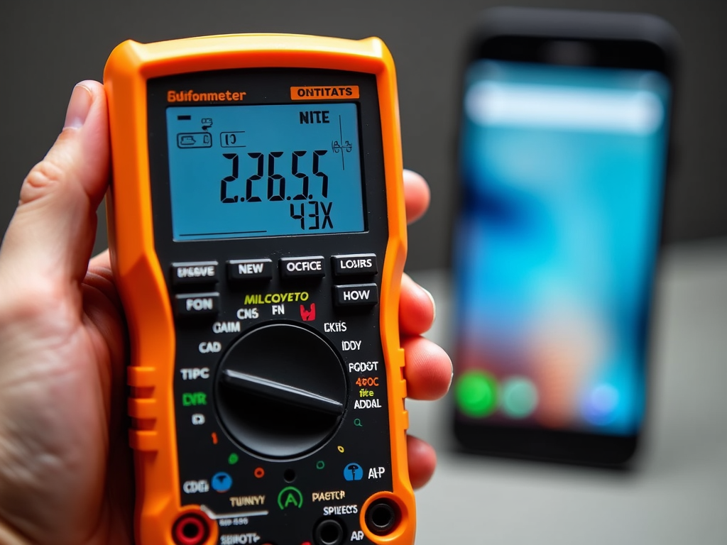 Smart multimeter with Bluetooth connectivity