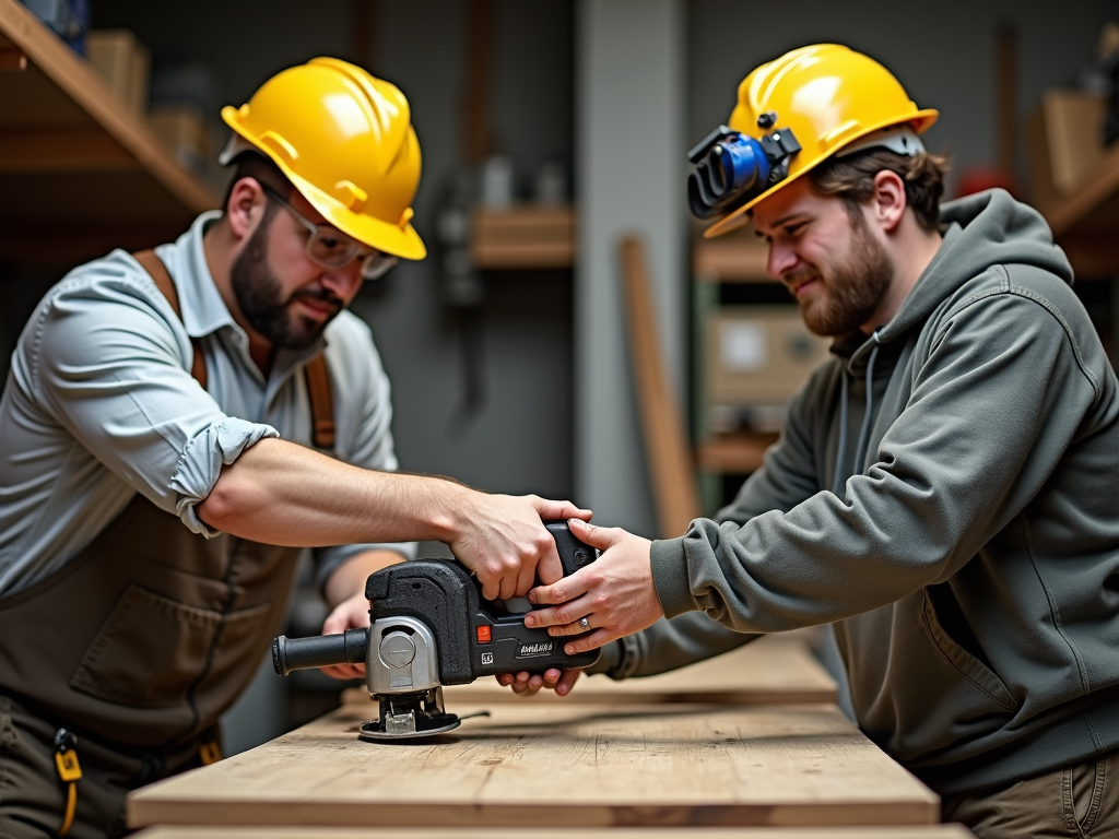 Sharing power tool safety tips