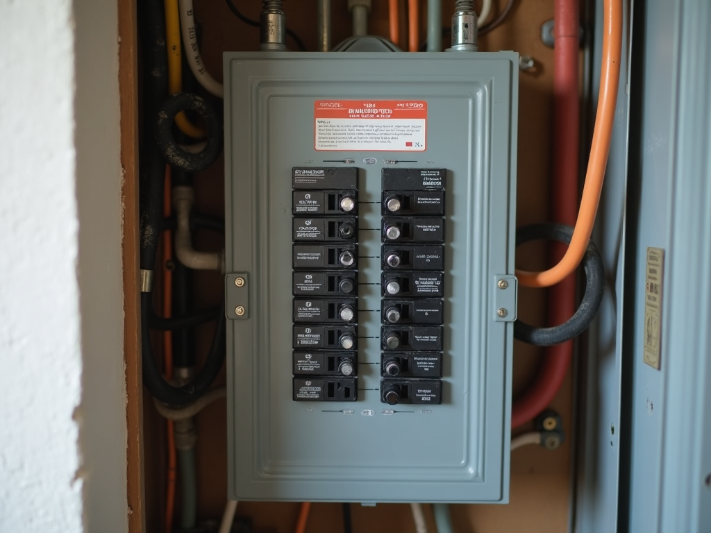 Home circuit breaker panel