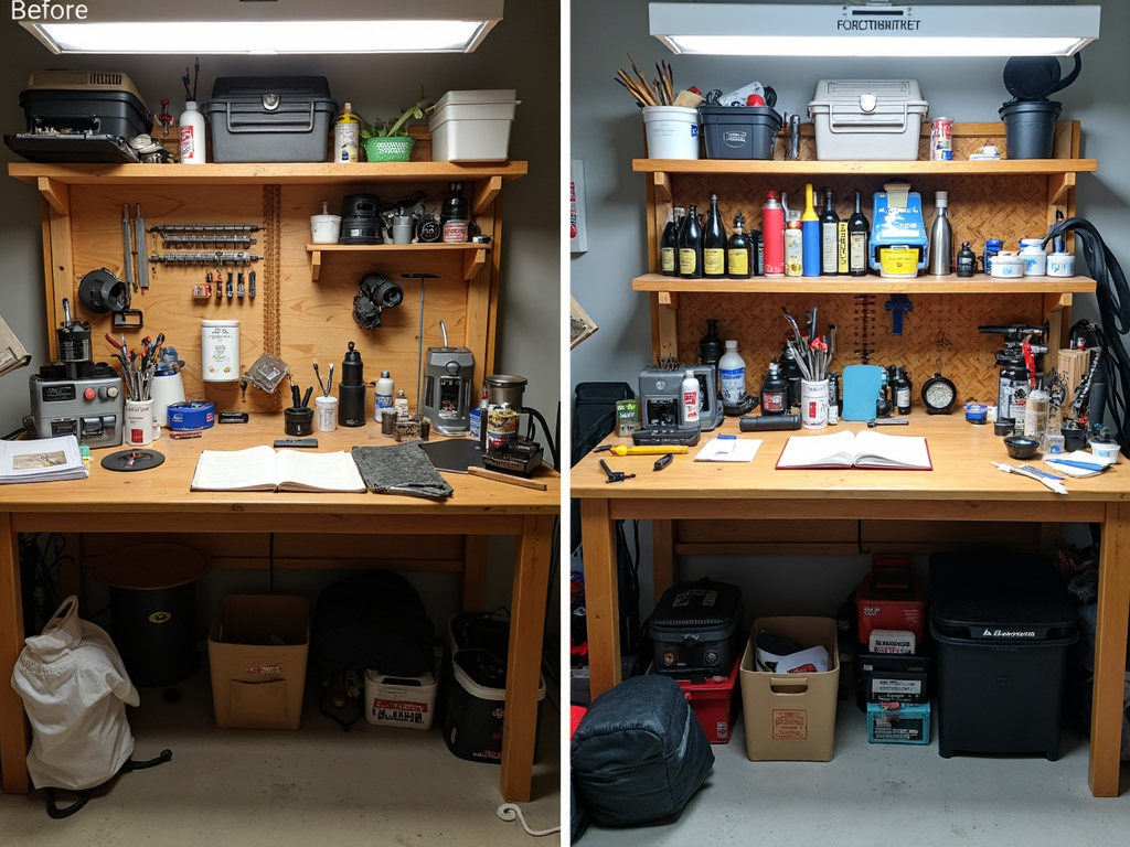 The transformation of a workspace with the right workbench.