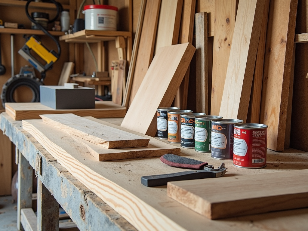 Workflow-optimized tool arrangement in a small workshop