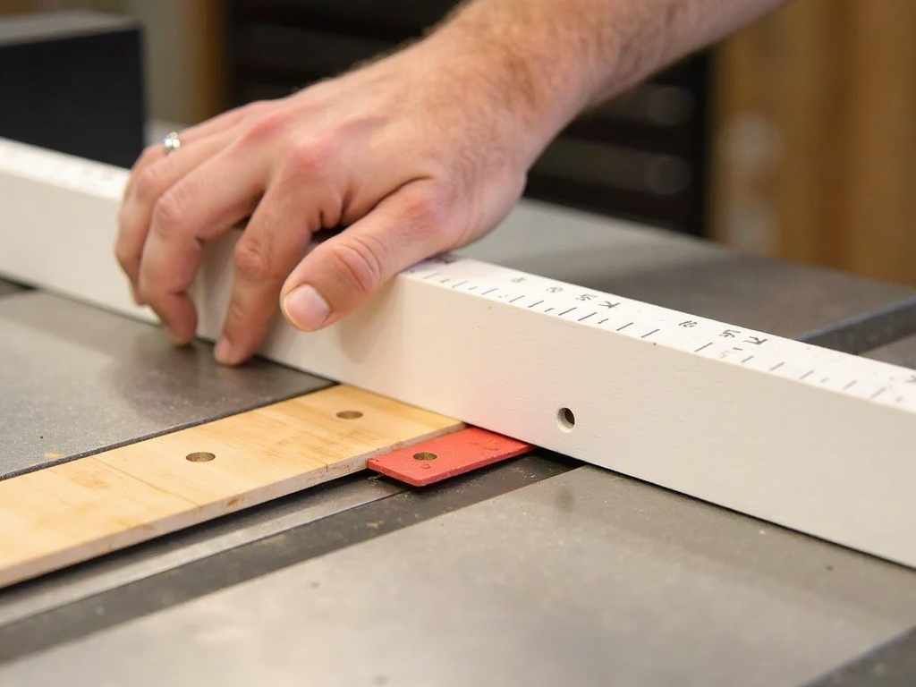 Adjusting a table saw fence