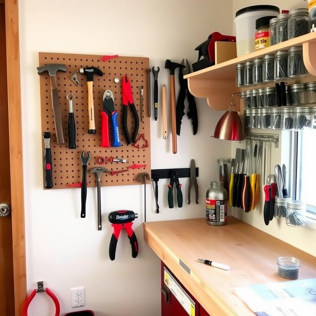 Small Space Organization Hacks for Home Workshops