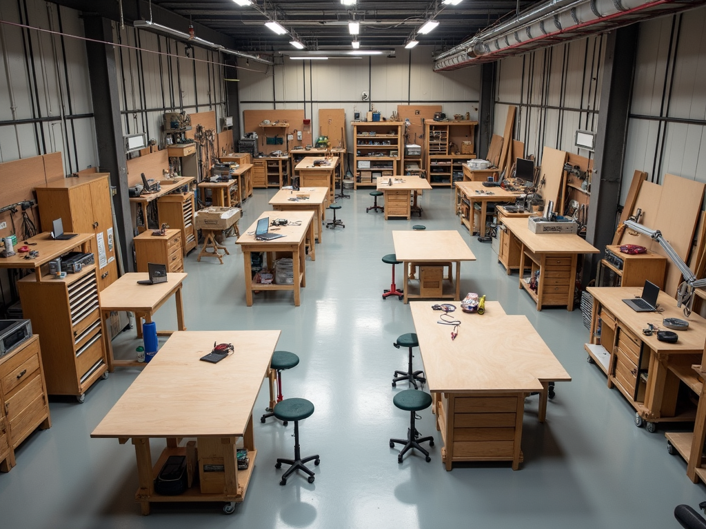 Efficient workshop layout