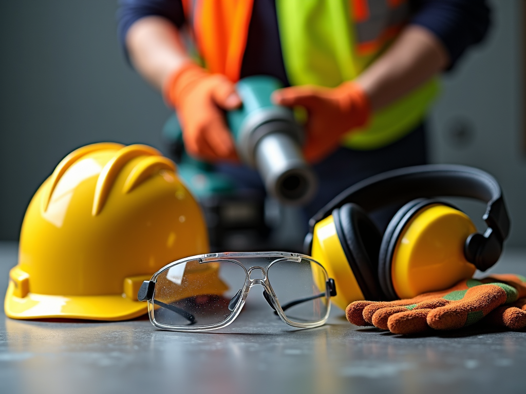 Safety gear for tool maintenance