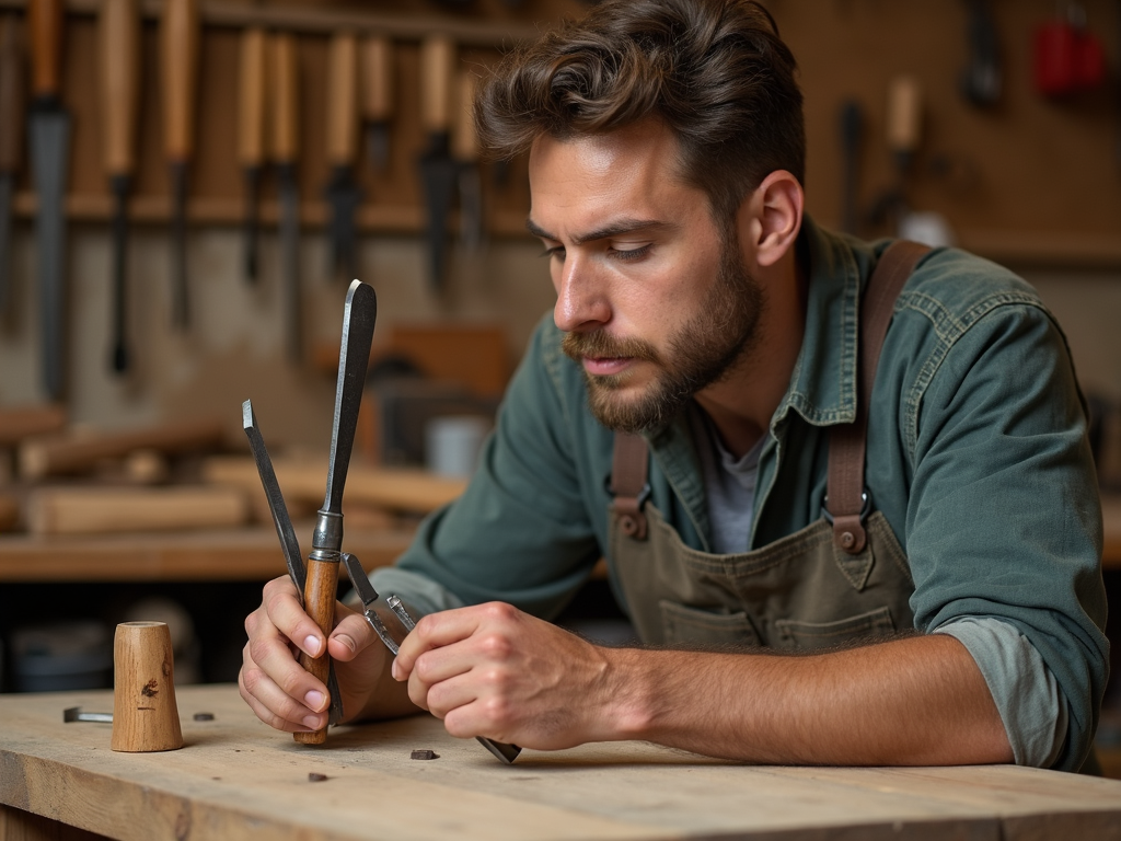 Choosing the right chisels for woodworking projects.