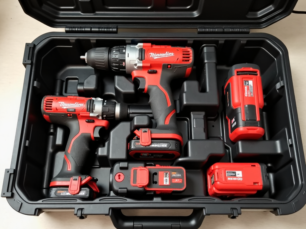 Organized storage for cordless power tools
