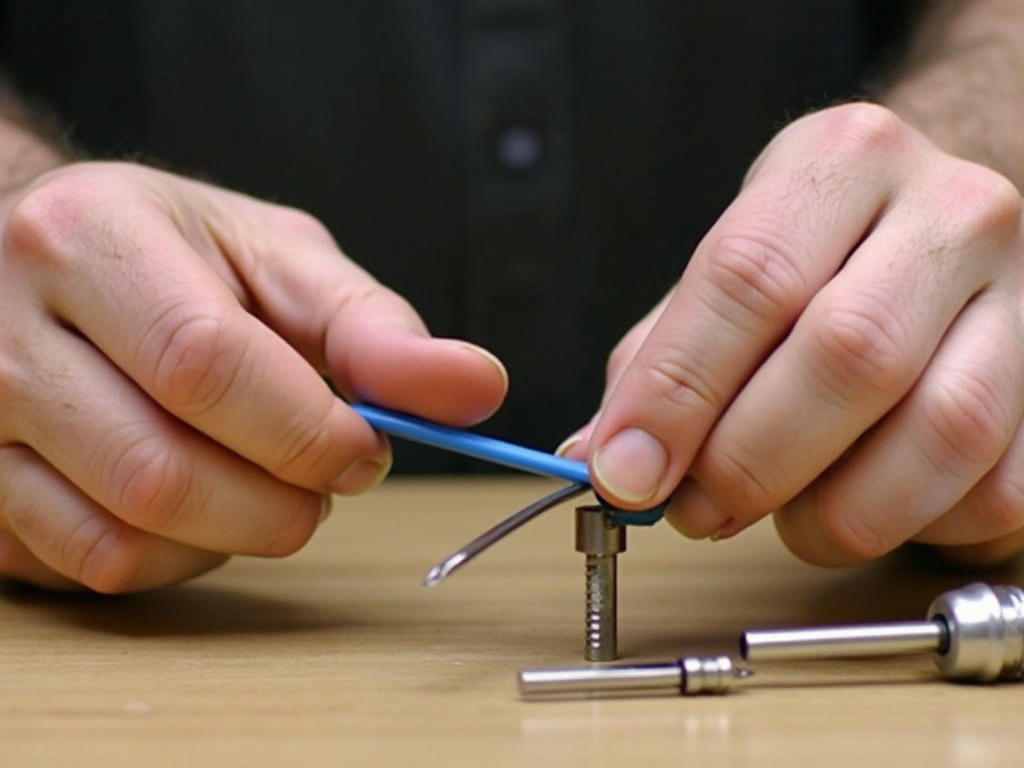 Sharpening or replacing a screwdriver tip