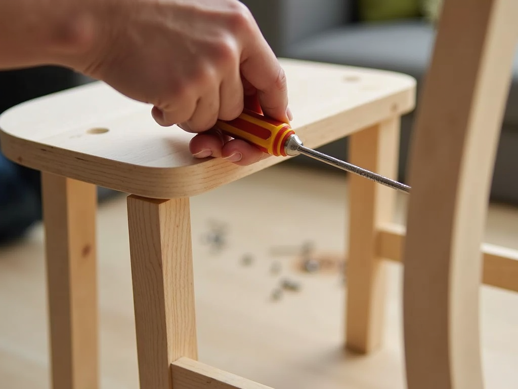 Screwdriver assembling furniture