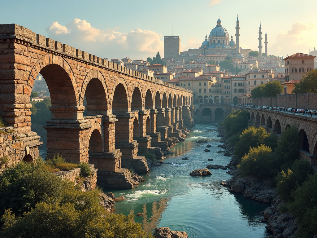 Ancient Roman aqueduct