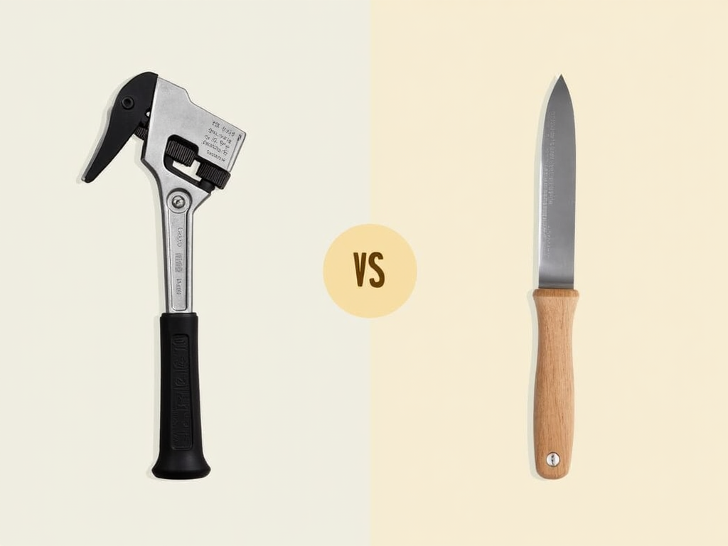 Comparison of plumbing and woodworking tools