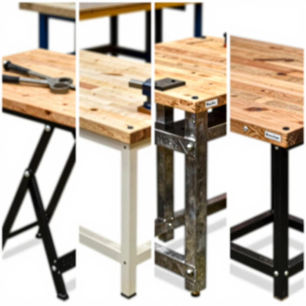 Comparison of various workbench types for different workshop needs