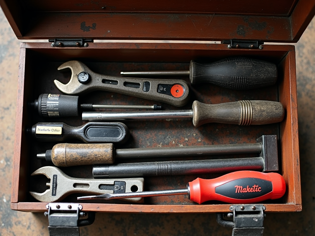 A well-organized toolbox for DIY projects